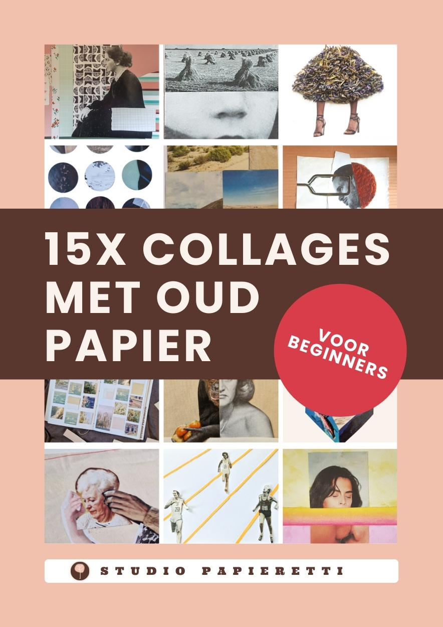 E-book Collages maken met oud papier